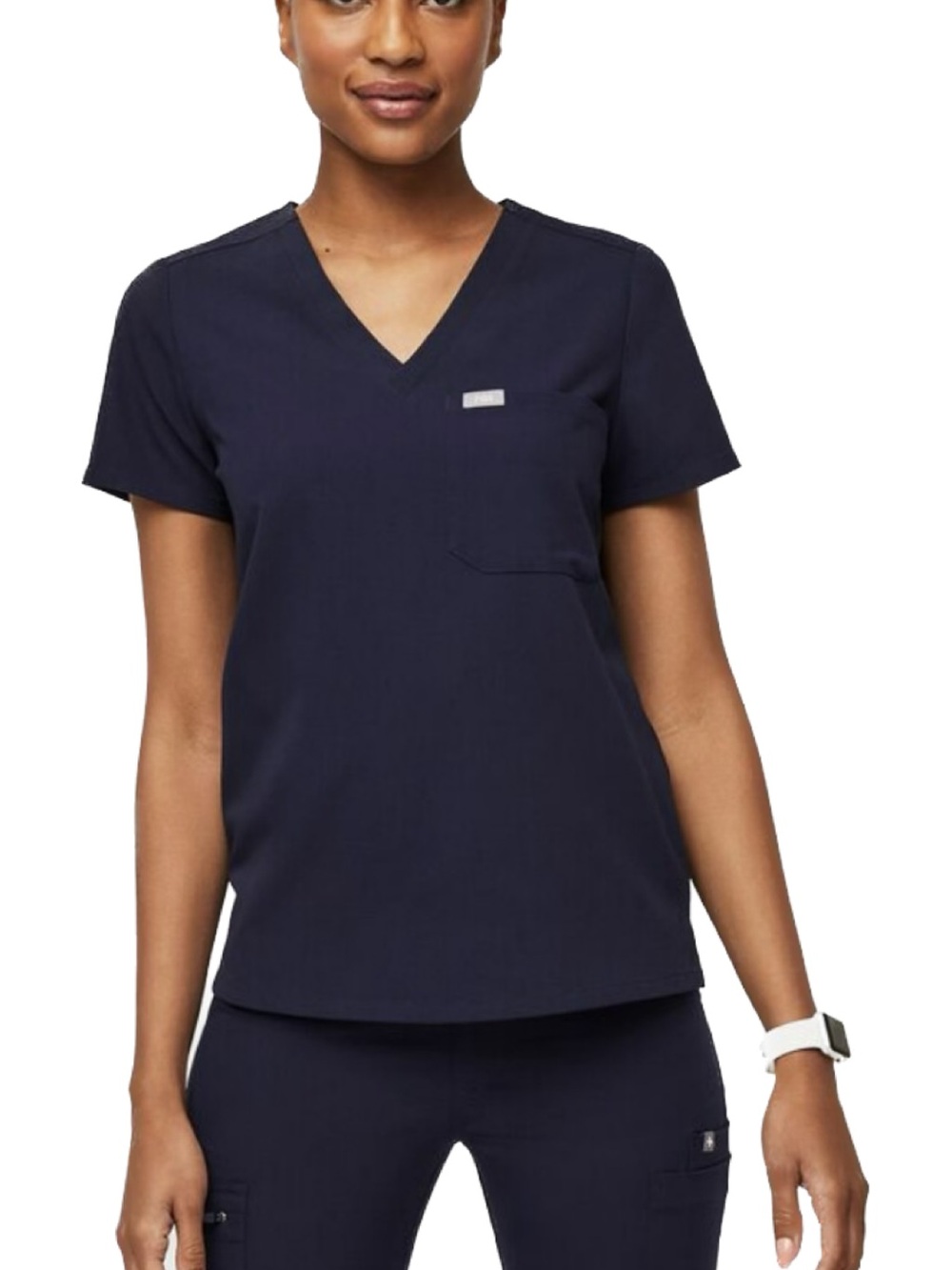 Figs Catarina Top (XS) and Zamora Joggers (S) in Navy